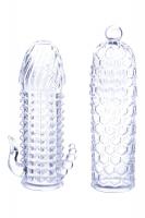 Набор из 2 прозрачных насадок на член Seductive Tickler Sleeves Set